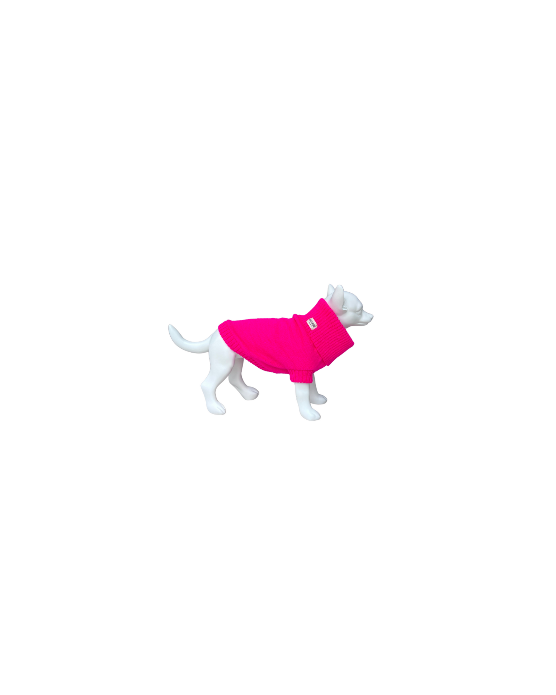 Fandango Pink British Wool Dog Jumper